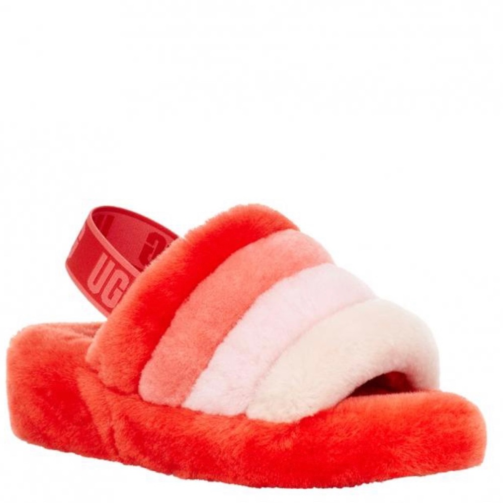 Ugg Fluff Yeah Slides - Lava Flow